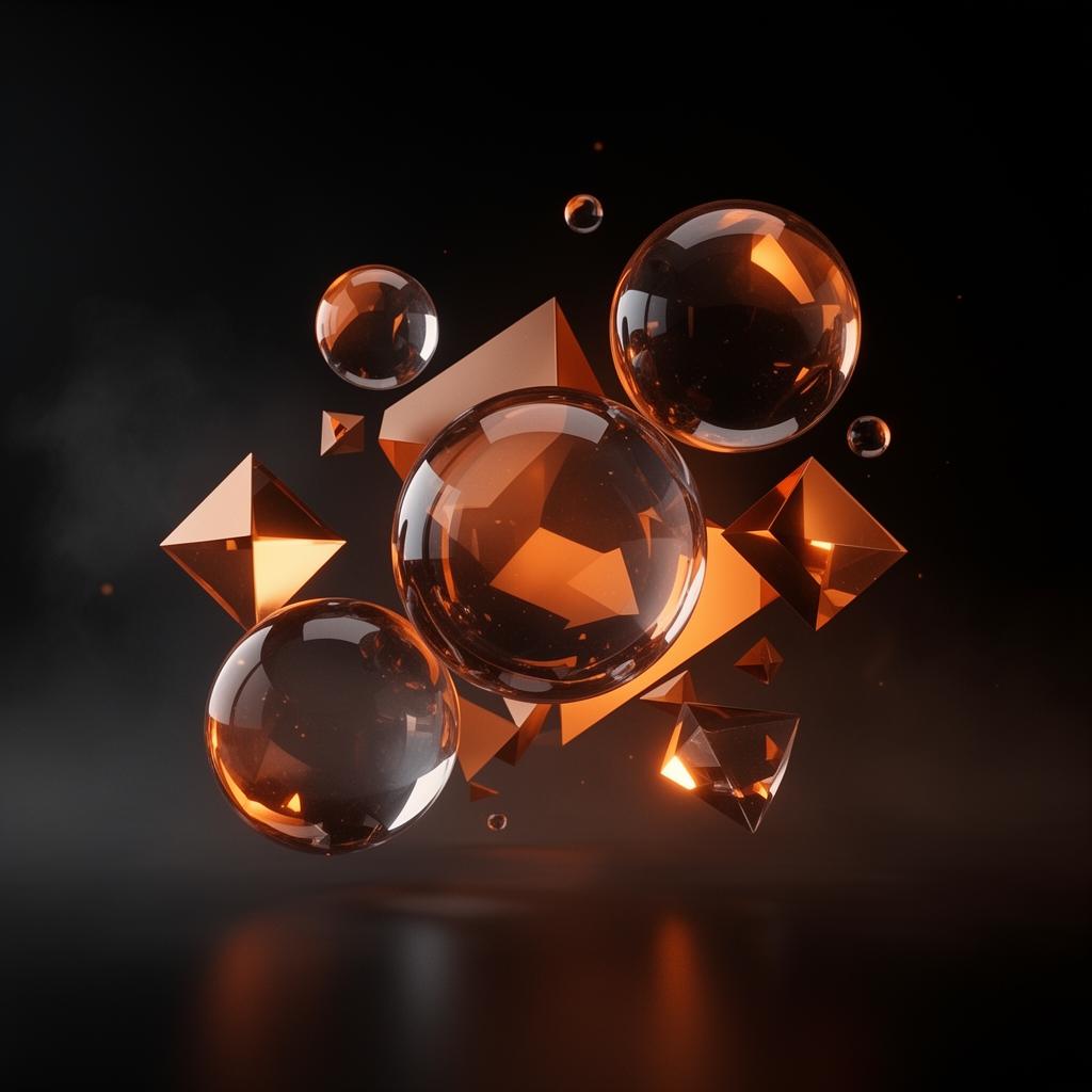 Abstract 3D composition